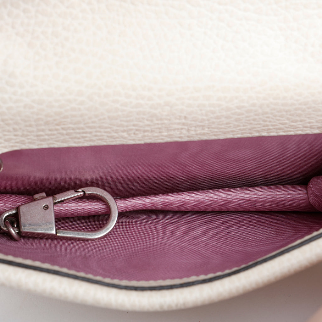 Super Mini Dionysus Wallet on Chain, Cream