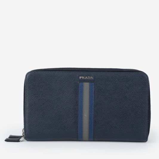 Travel Document Wallet, Baltico Navy Saffiano 908