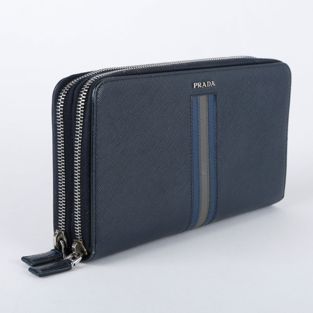 Travel Document Wallet, Baltico Navy Saffiano 908