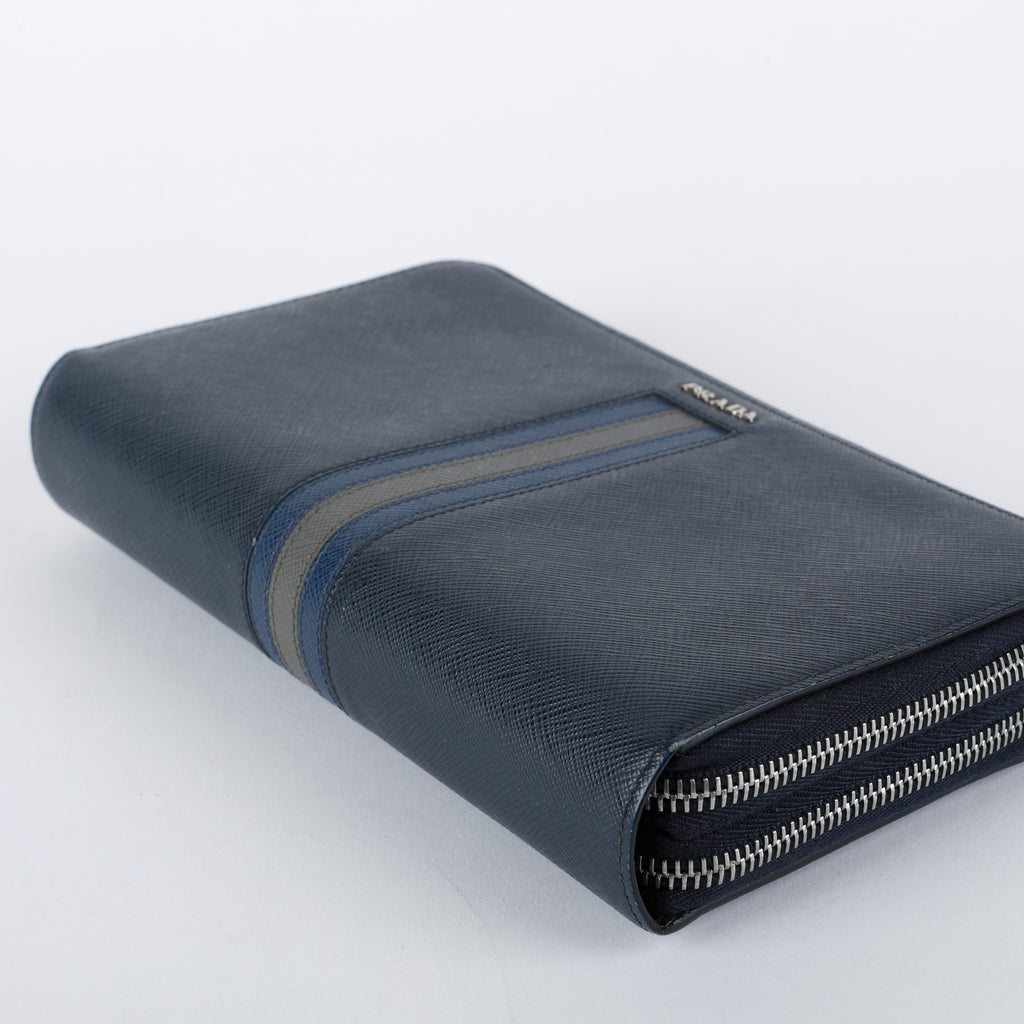 Travel Document Wallet, Baltico Navy Saffiano 908