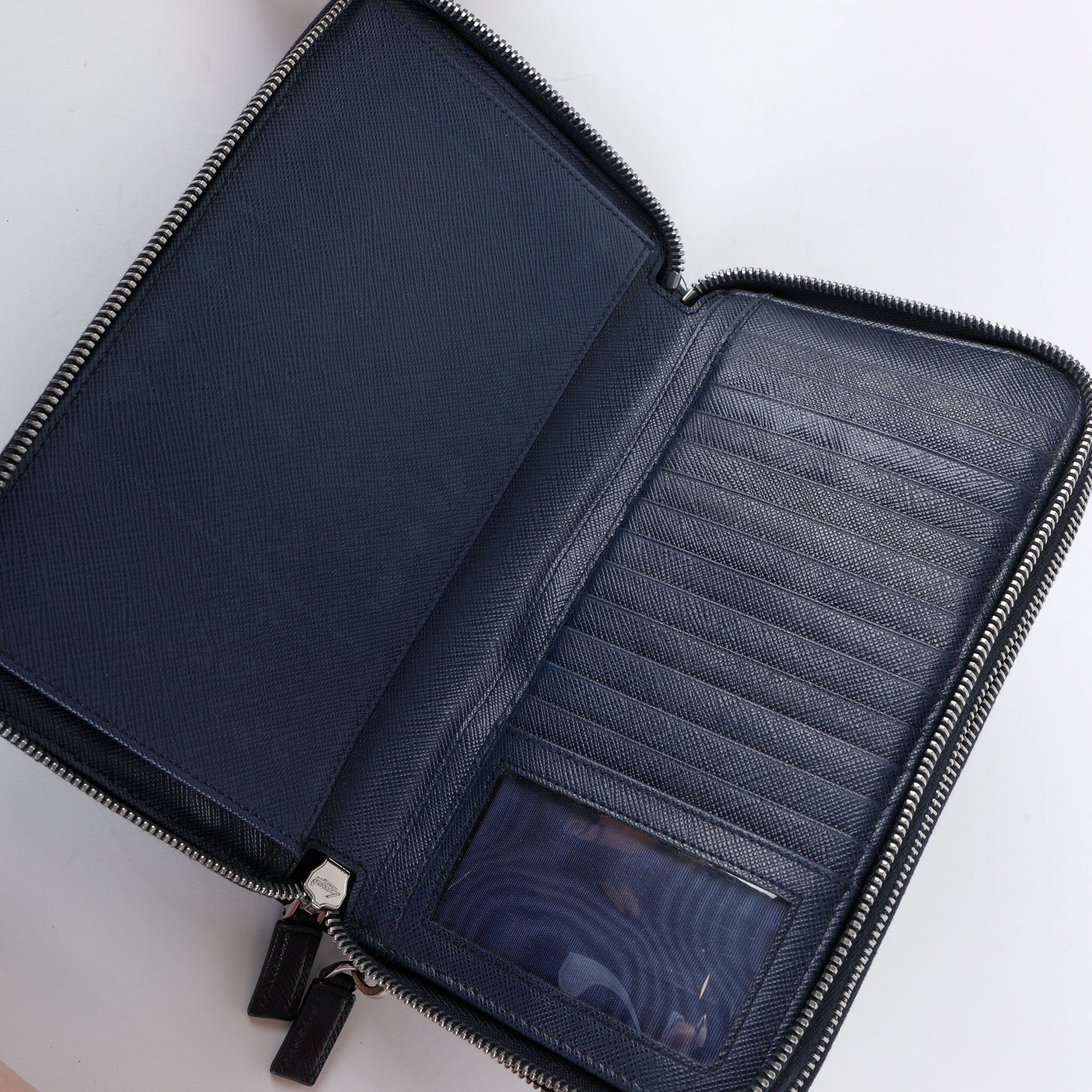 Travel Document Wallet, Baltico Navy Saffiano 908