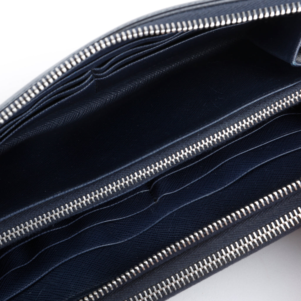 Travel Document Wallet, Baltico Navy Saffiano 908