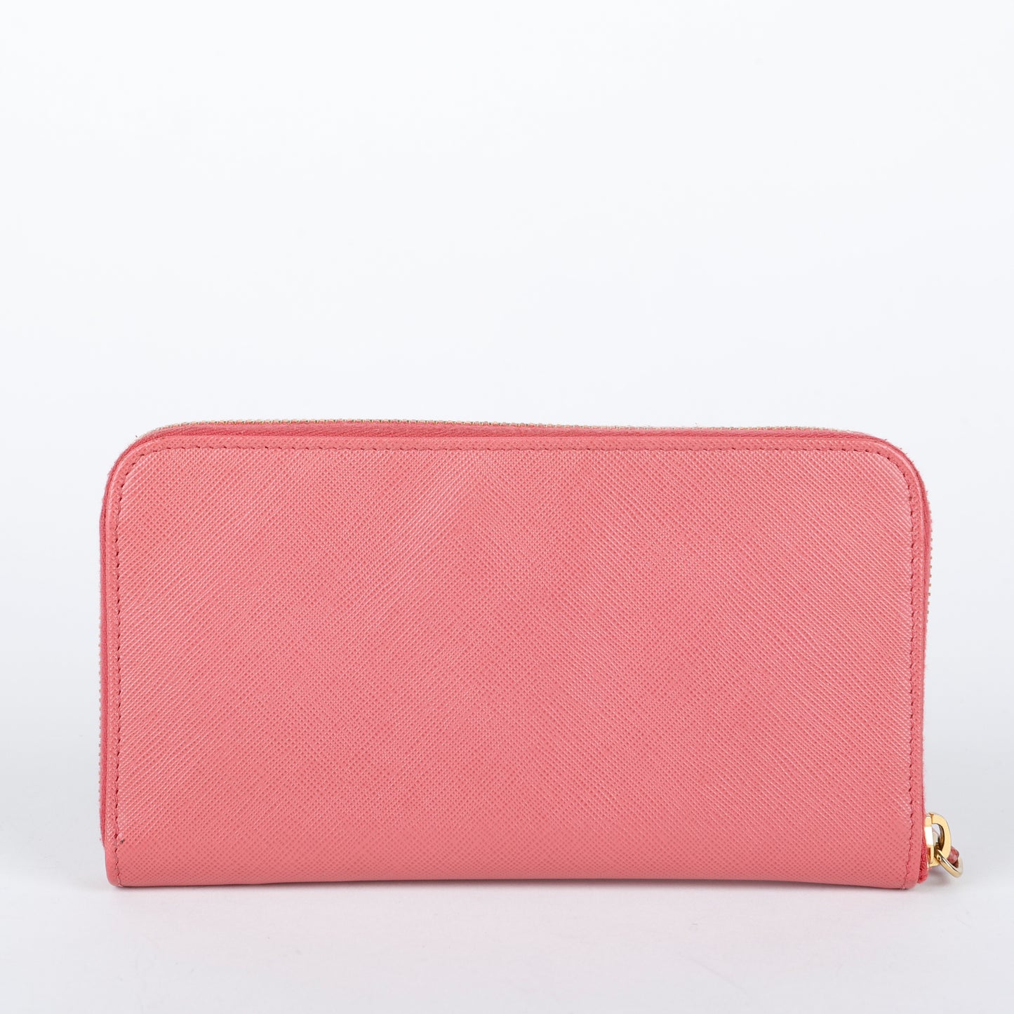 Zip Around Wallet, Fuchsia Saffiano