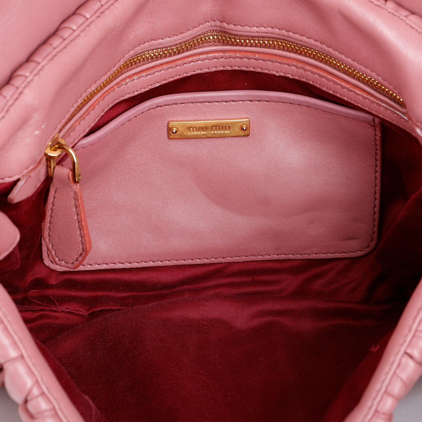 Matelasse Fold Over Clutch on Strap, Dusty Pink
