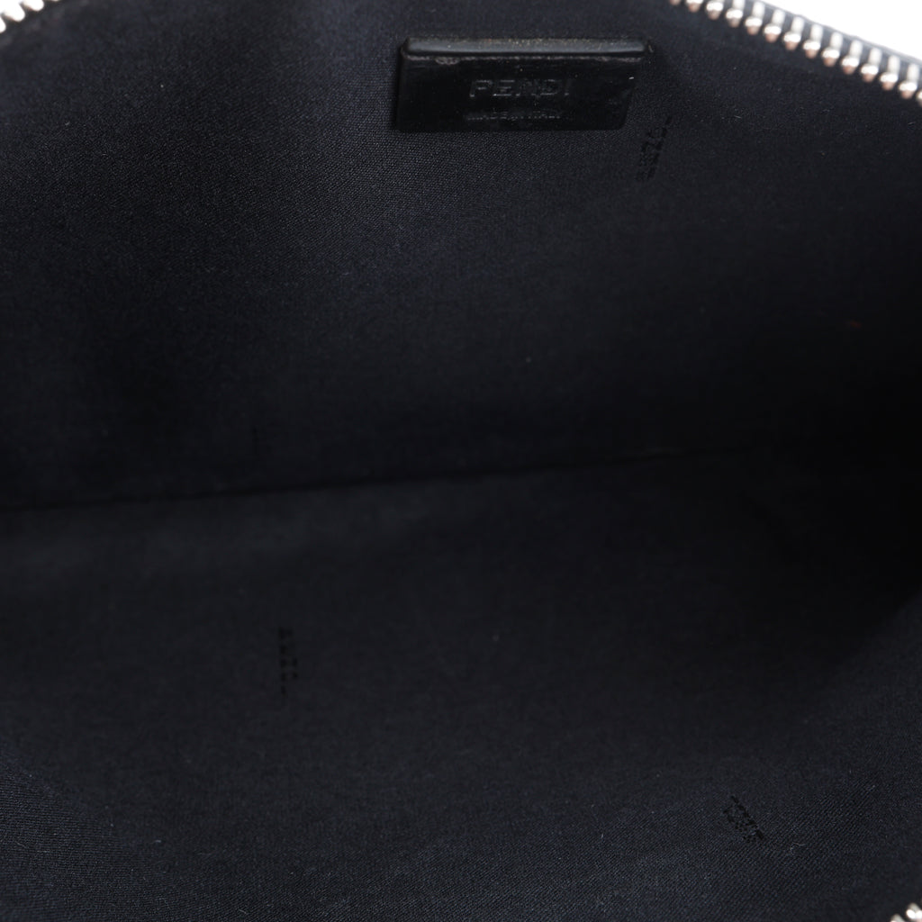Karlito Leather Clutch, Black