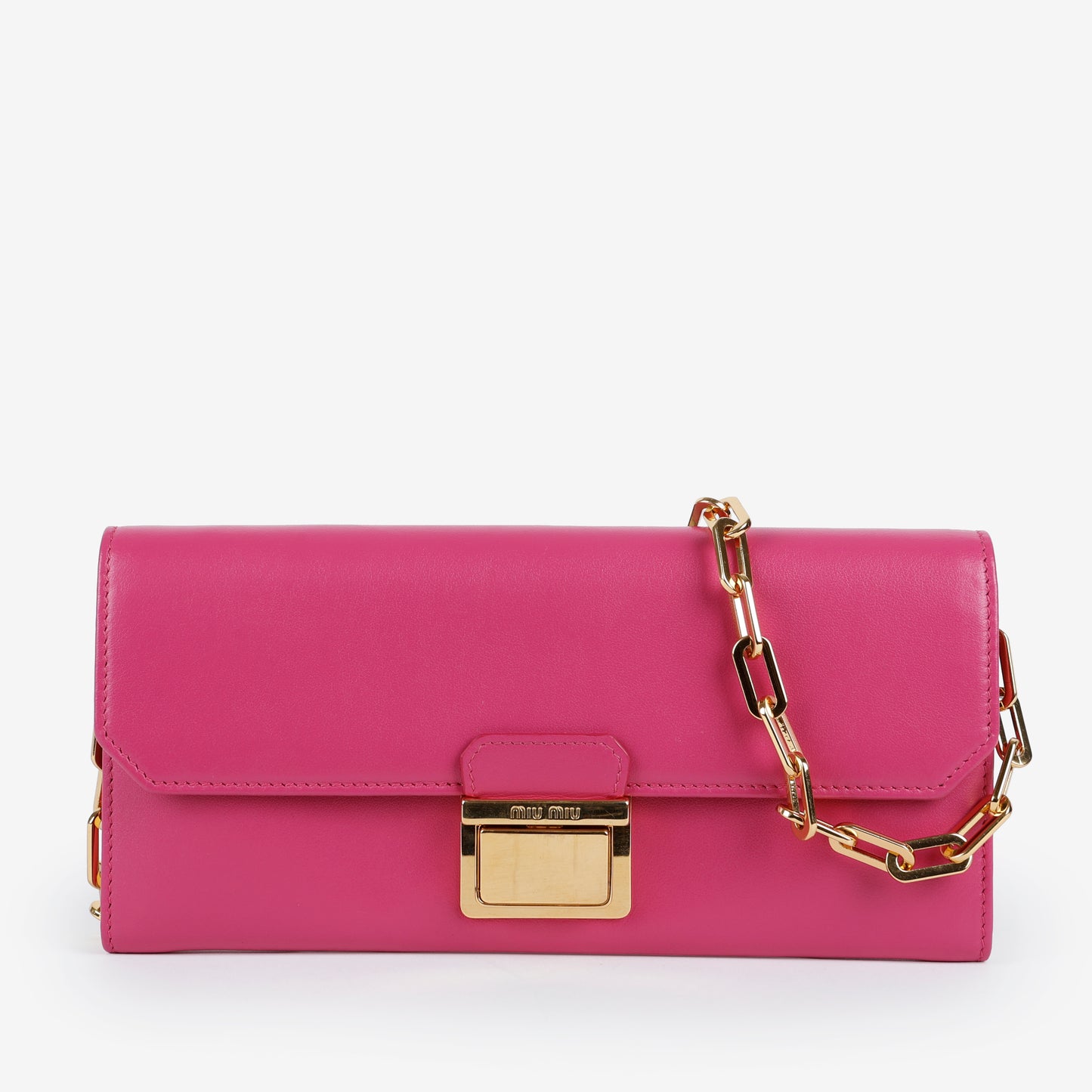 Long Wallet on Chain, Smooth Calfskin