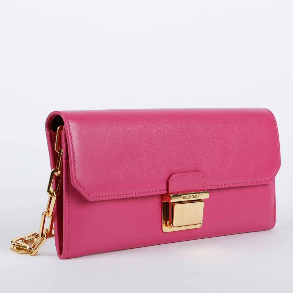 Long Wallet on Chain, Smooth Calfskin