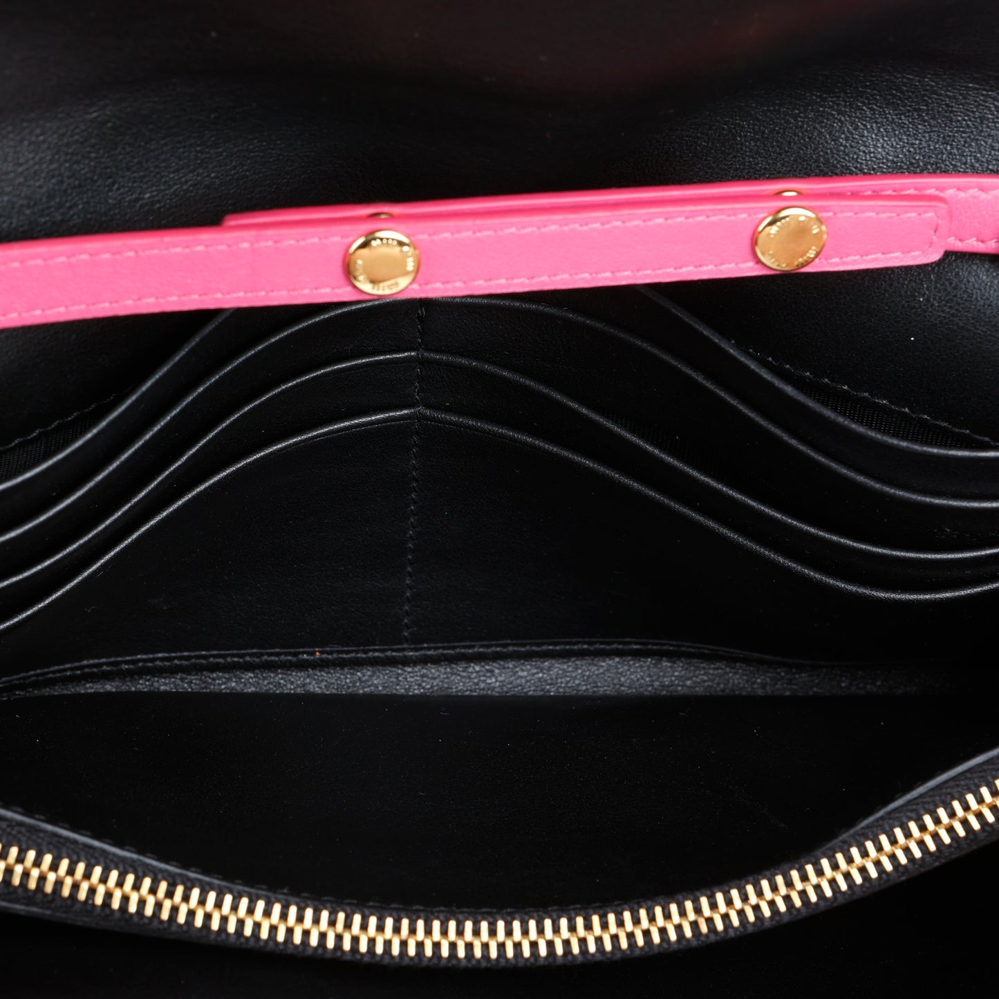 Long Wallet on Chain, Smooth Calfskin