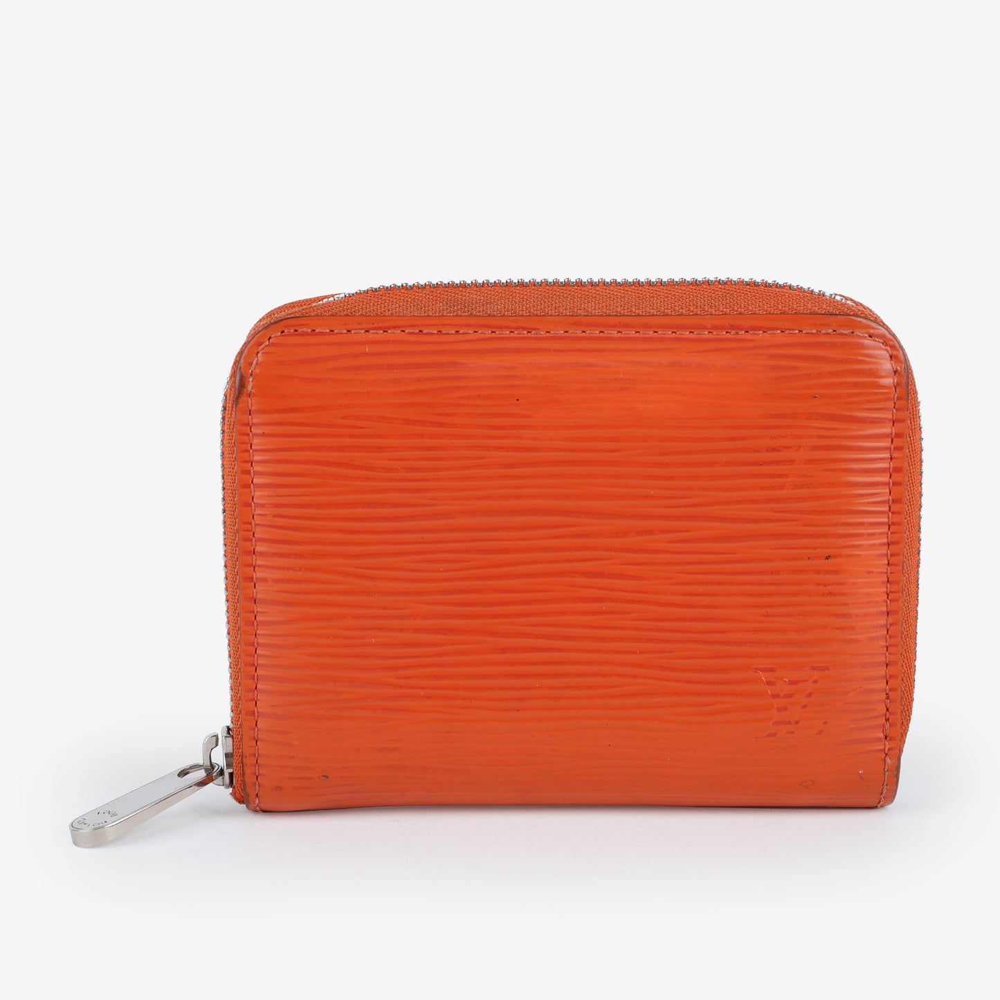 Zippy Coin Pouch, Orange Epi