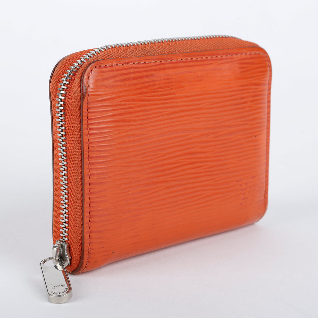 Zippy Coin Pouch, Orange Epi