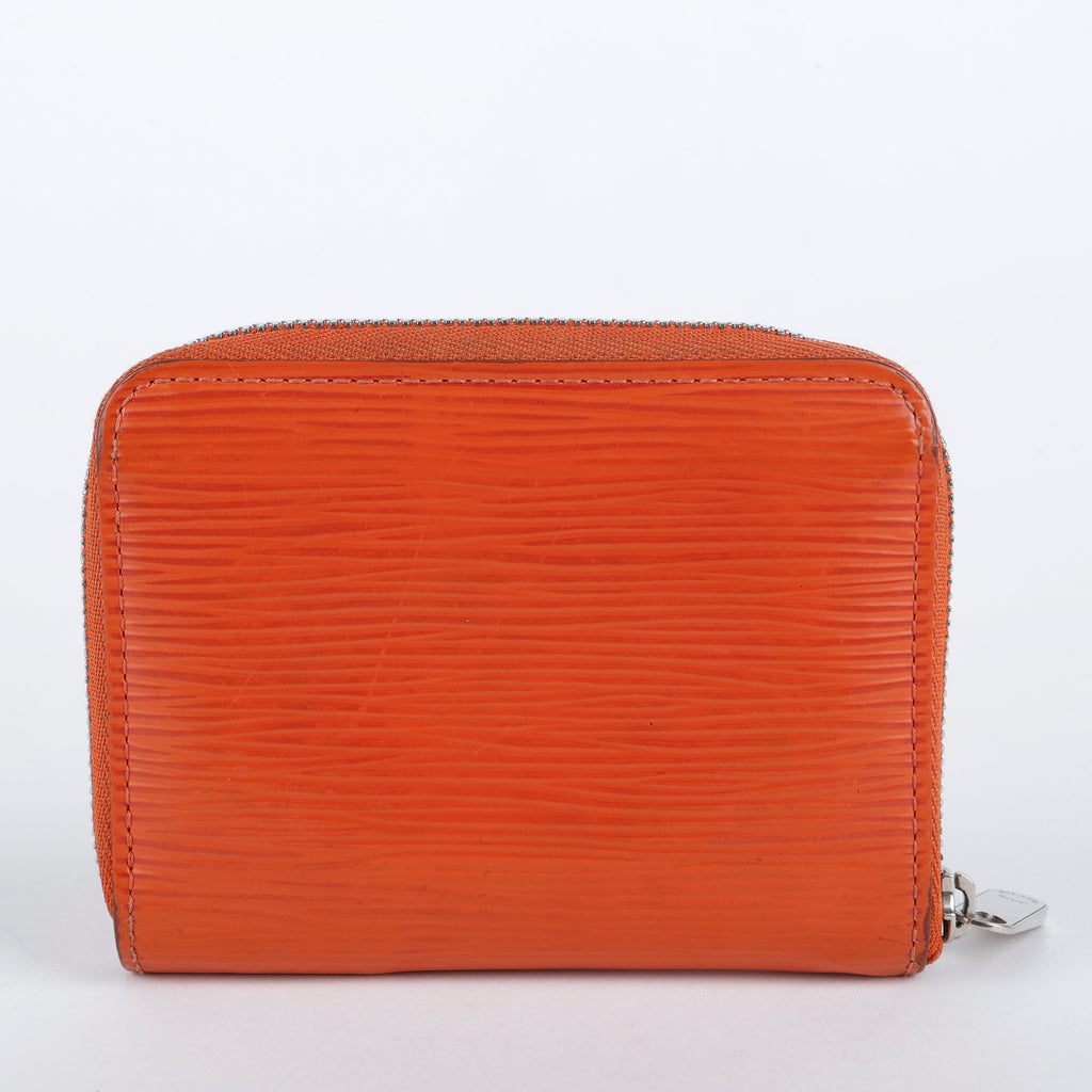 Zippy Coin Pouch, Orange Epi