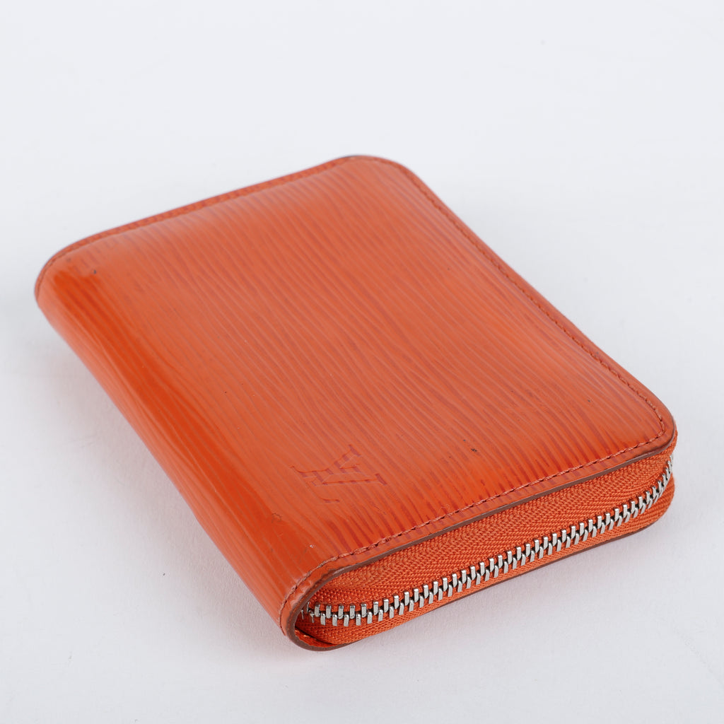 Zippy Coin Pouch, Orange Epi