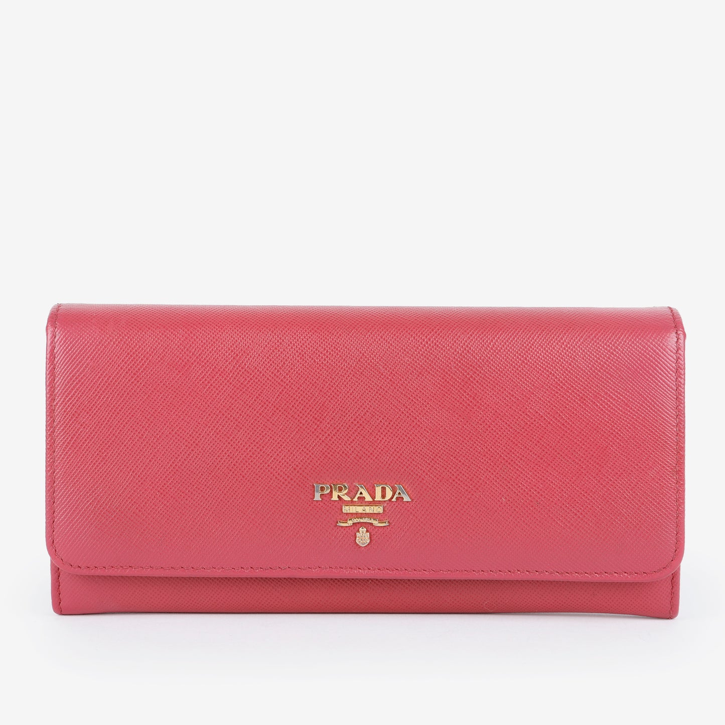 Continental Wallet, Fuchsia Saffiano