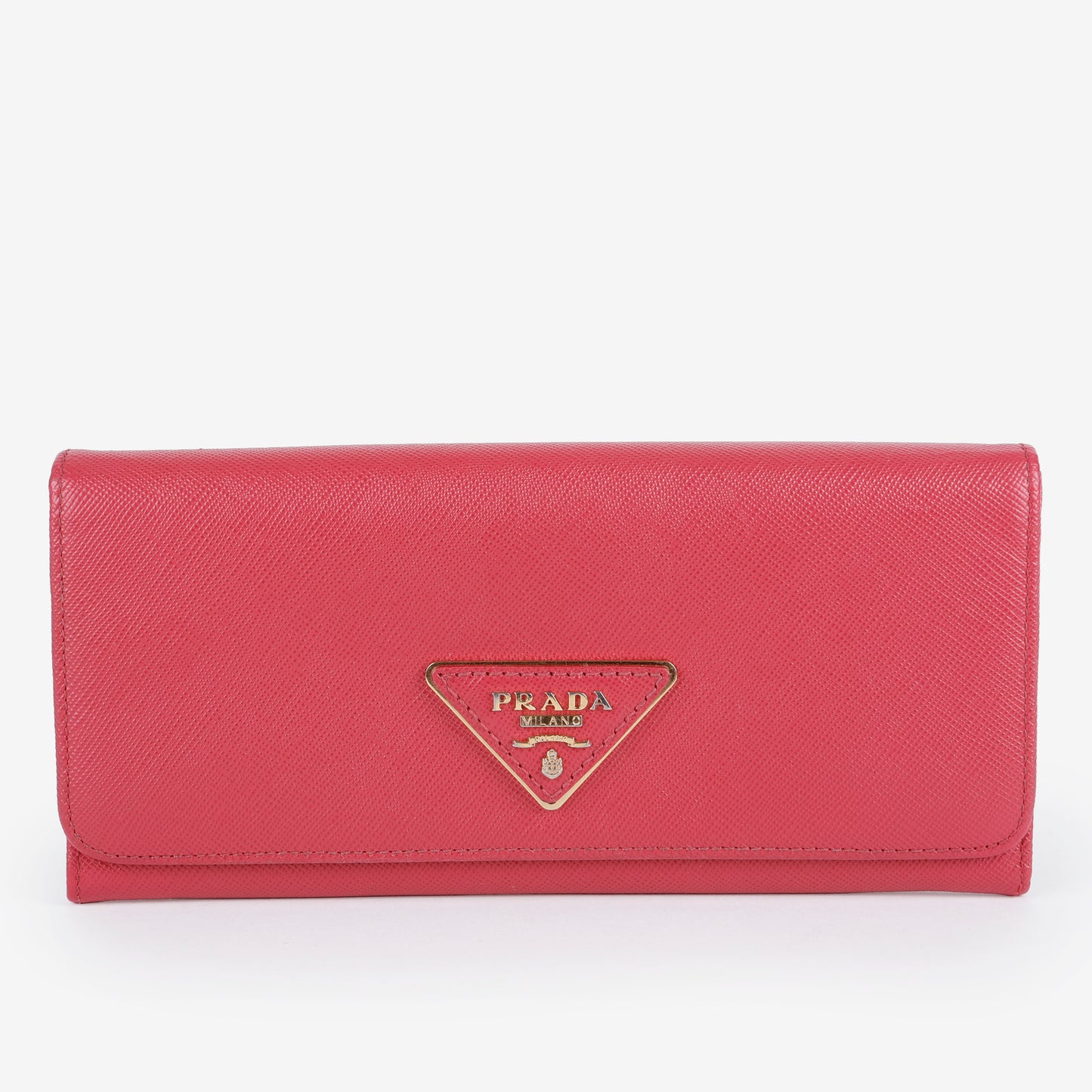 Continental Wallet, Fuchsia Saffiano