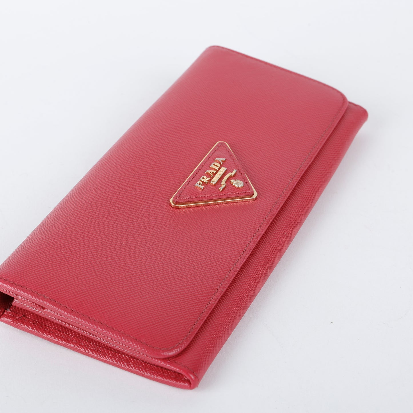 Continental Wallet, Fuchsia Saffiano