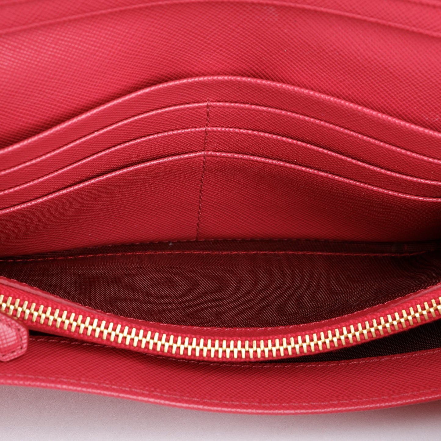 Continental Wallet, Fuchsia Saffiano