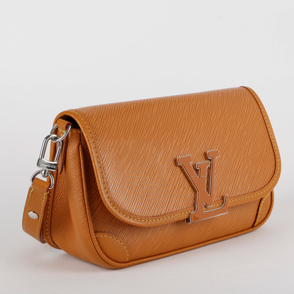 Buci Crossbody, Gold Honey Epi