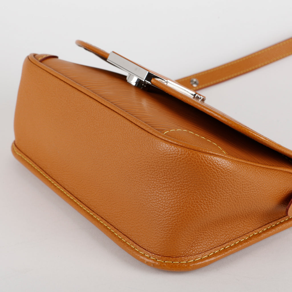 Buci Crossbody, Gold Honey Epi