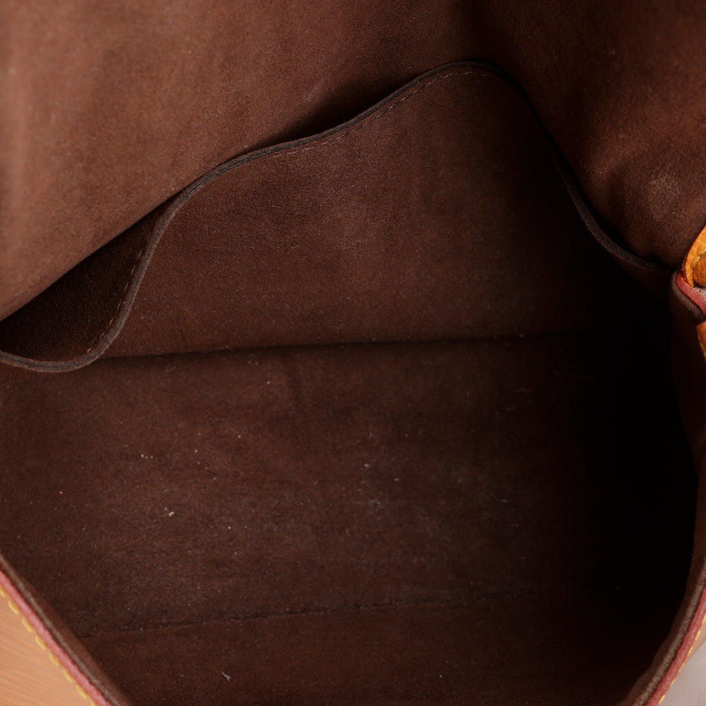 Buci Crossbody, Gold Honey Epi
