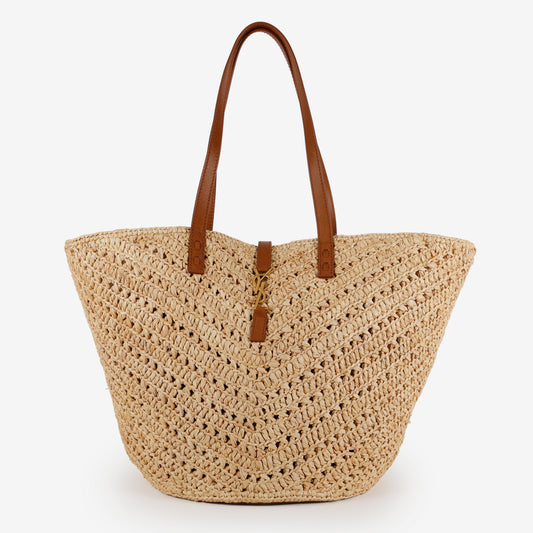 Medium Panier Raffia Tote