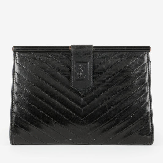 Vintage Black Clutch