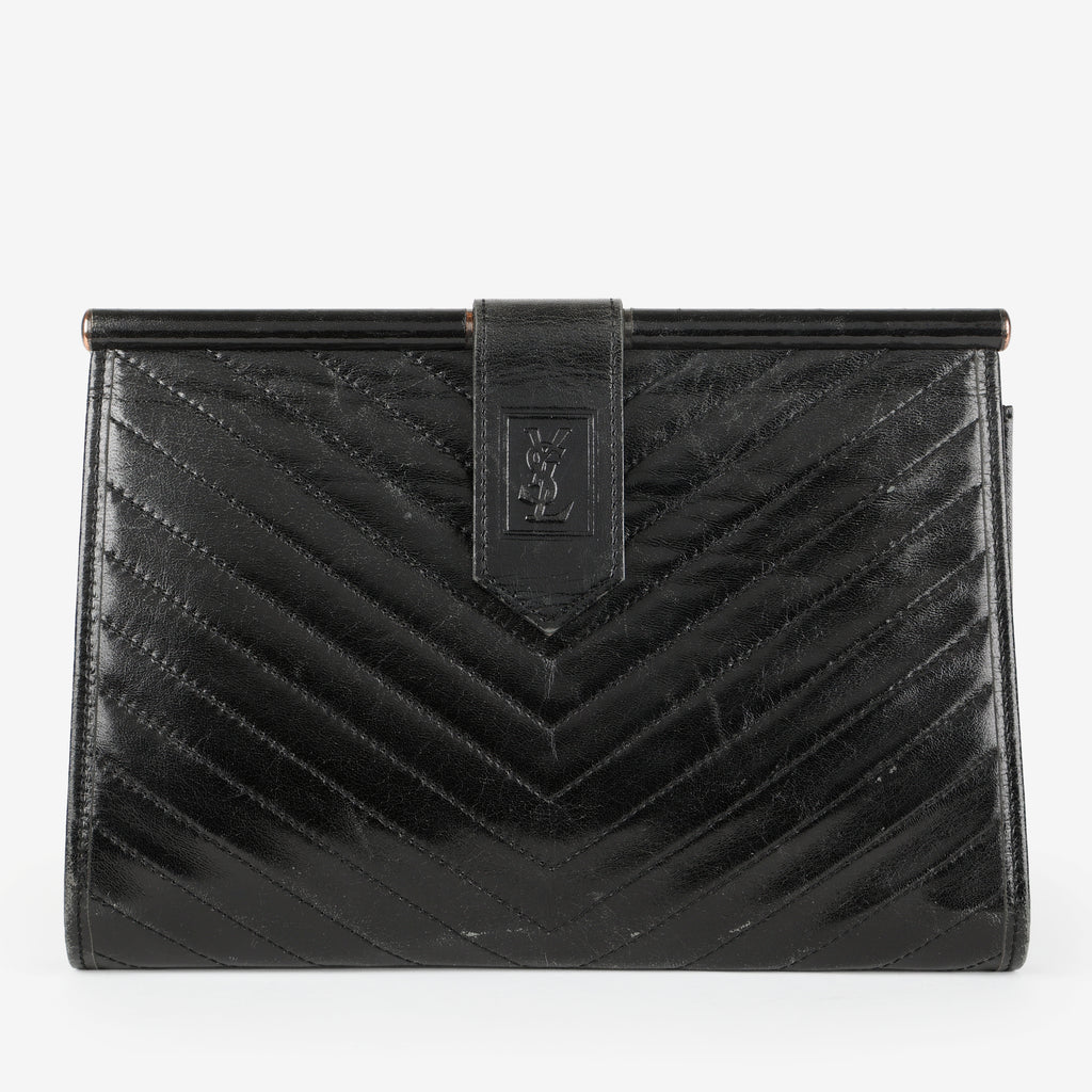 Vintage Black Clutch