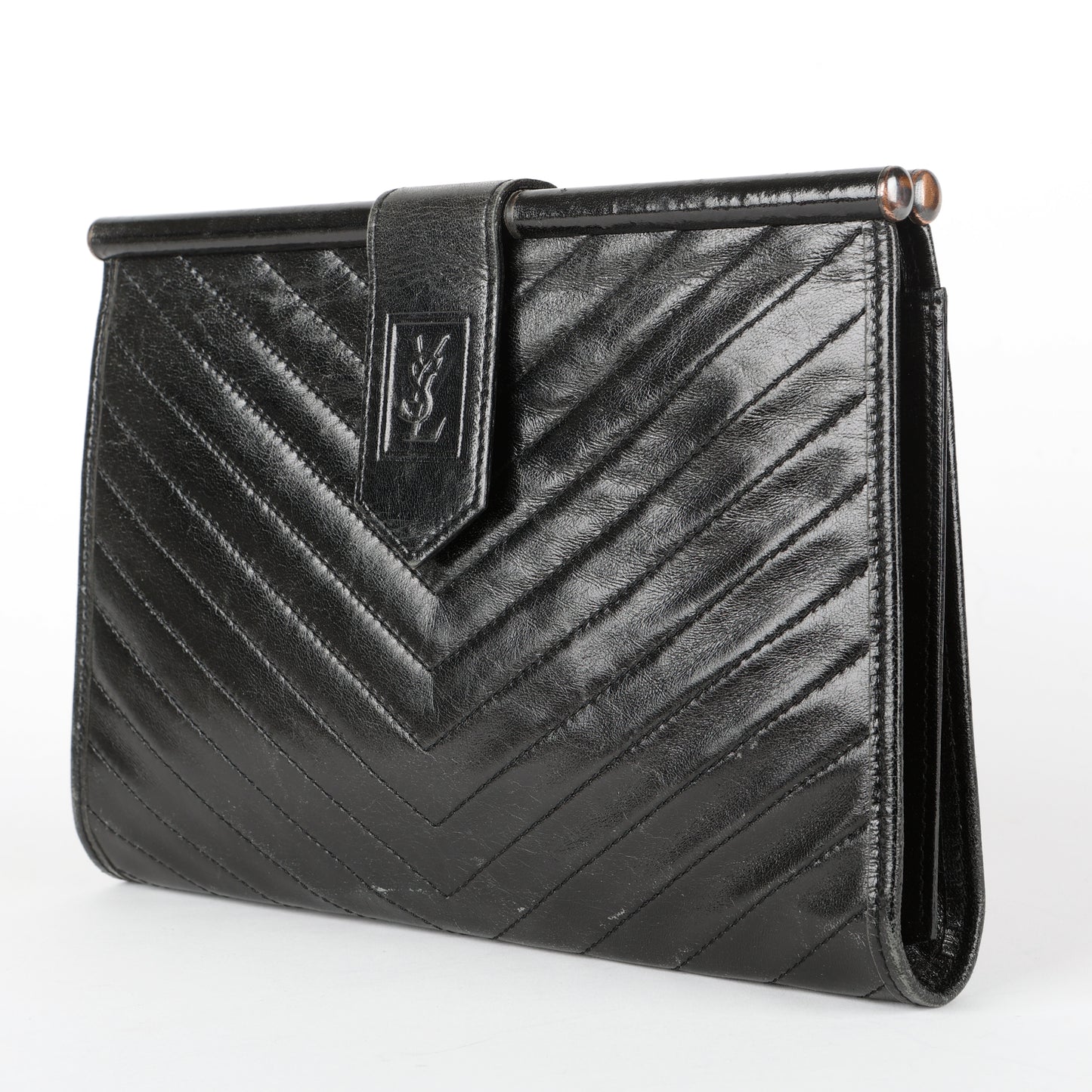 Vintage Black Clutch