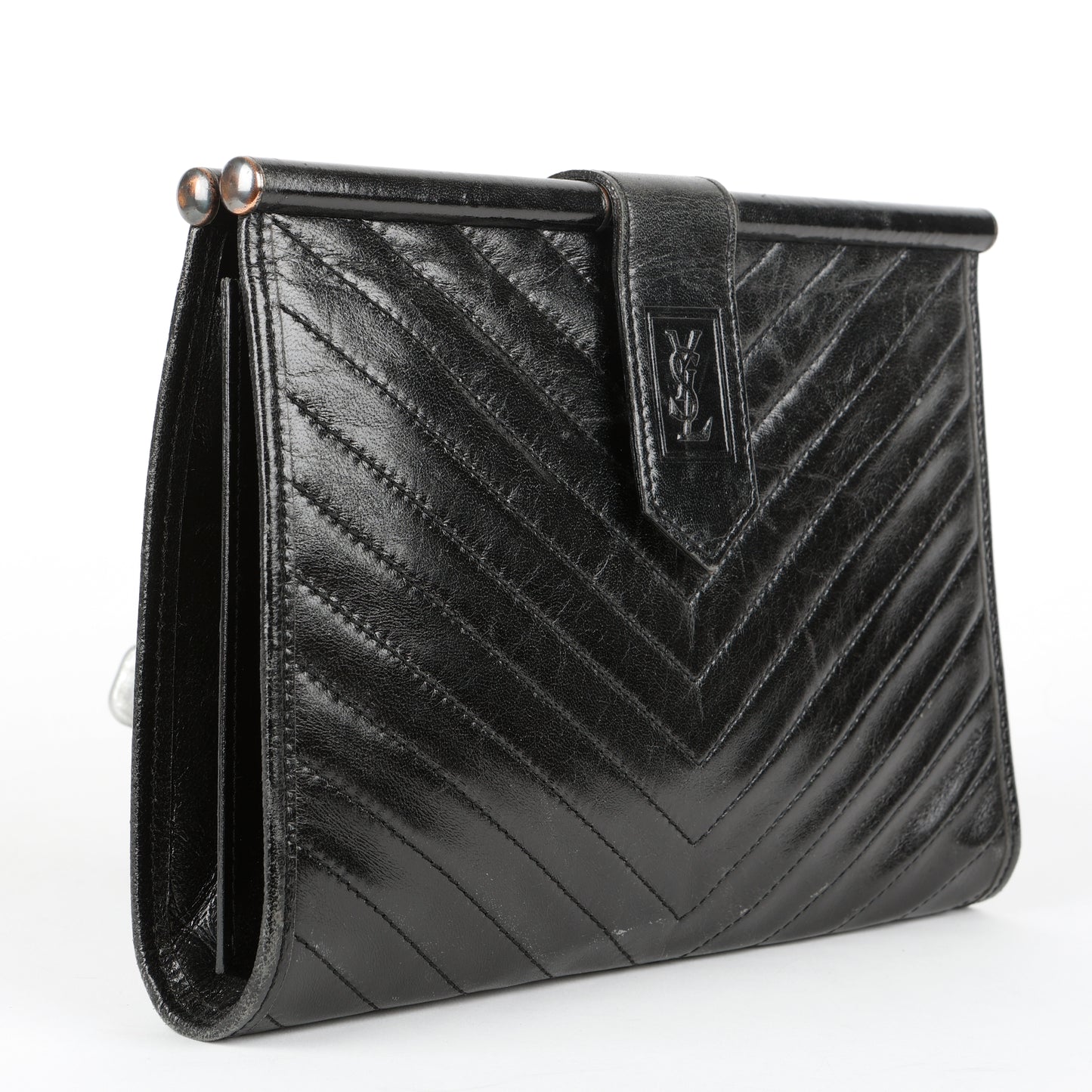 Vintage Black Clutch