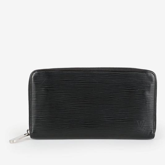 Zippy Travel Wallet, Black Epi (S.M.H)