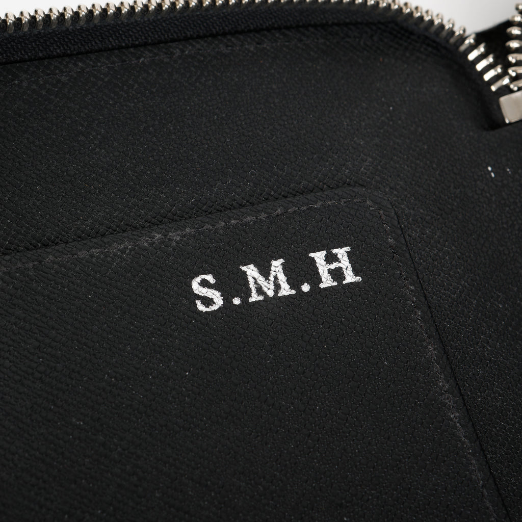 Zippy Travel Wallet, Black Epi (S.M.H)