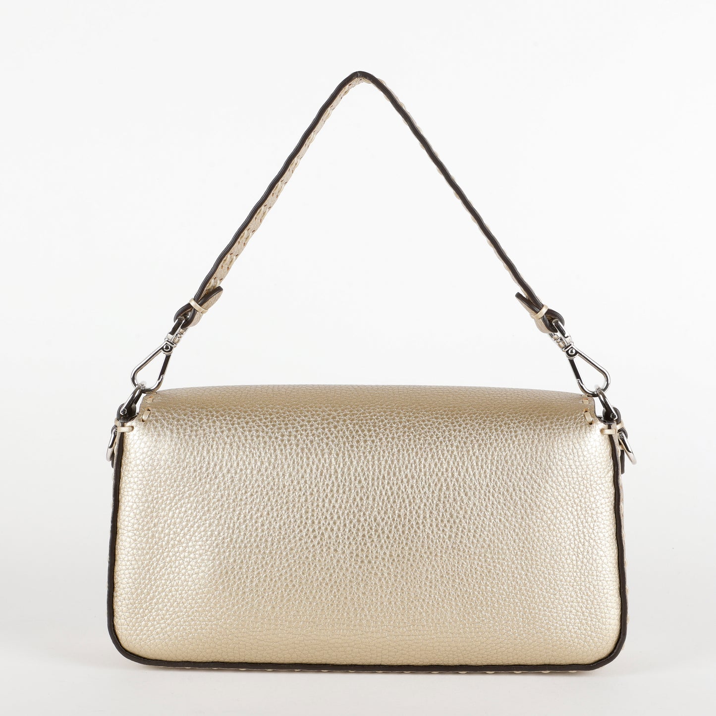 Medium Selleria Baguette NM, Gold Silver Hardware