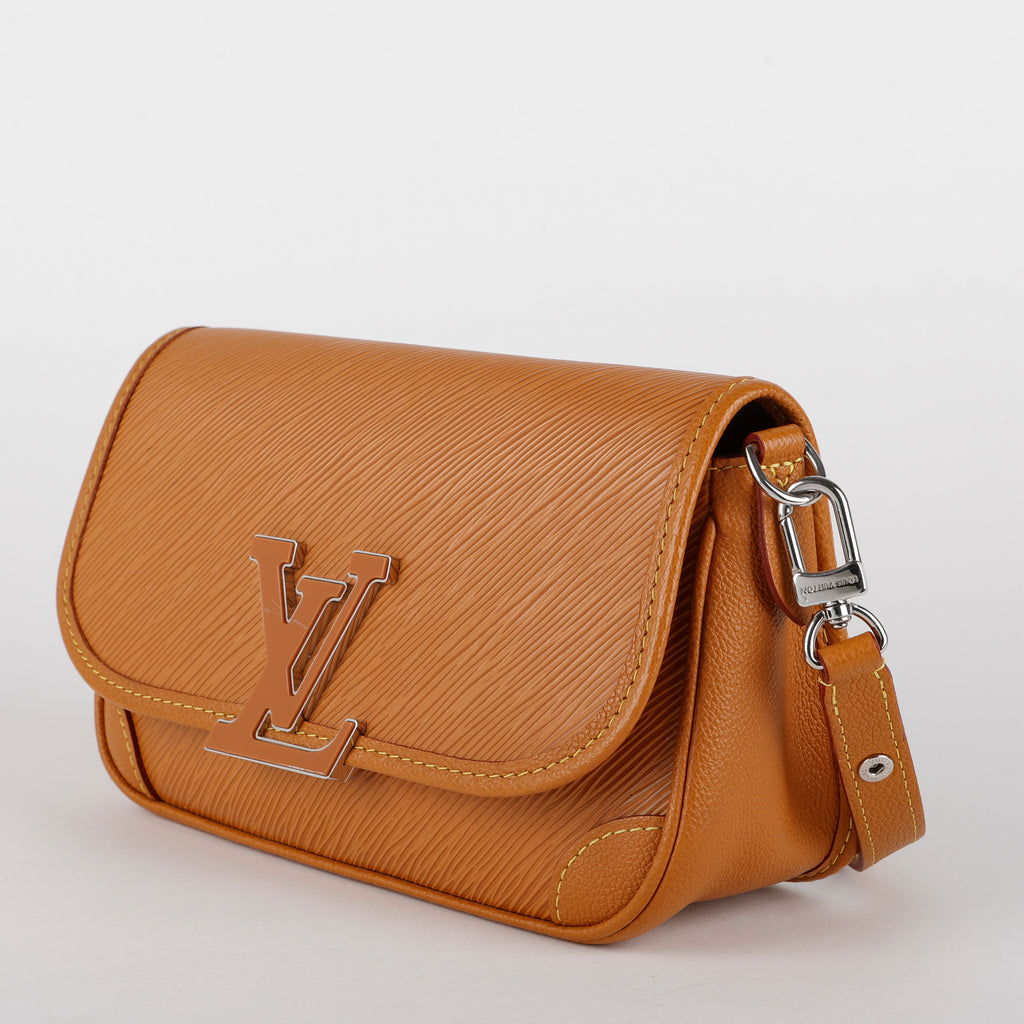 Buci Crossbody, Gold Honey Epi