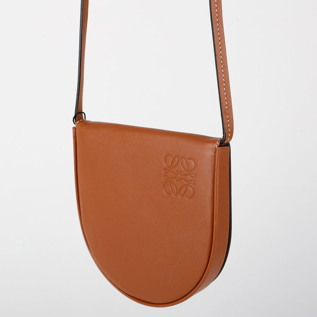 Small Heel Pouch, Brown