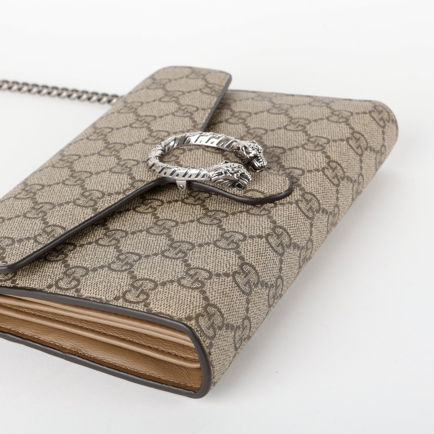 Dionysus Wallet on Chain, Beige