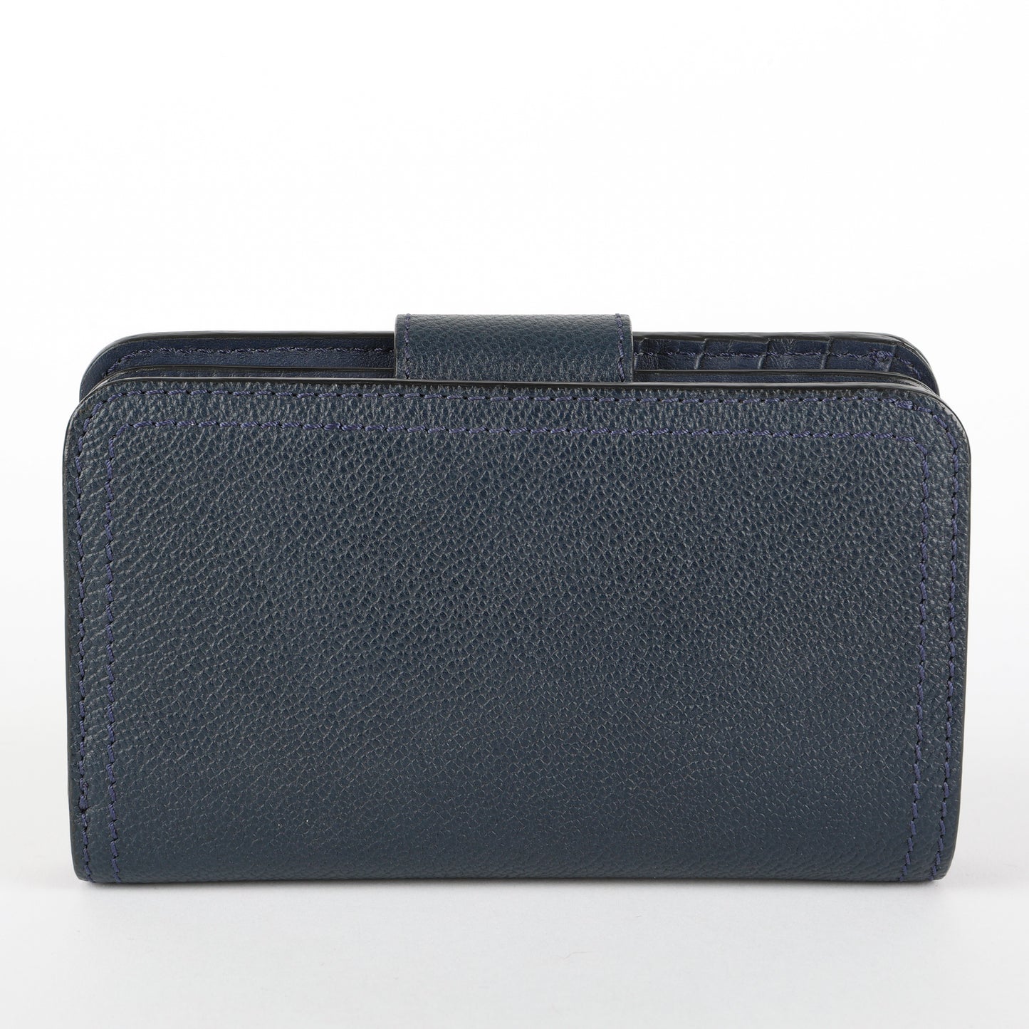 Buckle Medley Wallet, Nay Calfskin