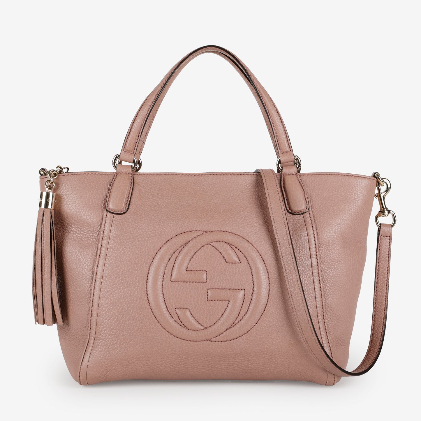 Soho Convertible Top Handle Bag, Dusty Pink