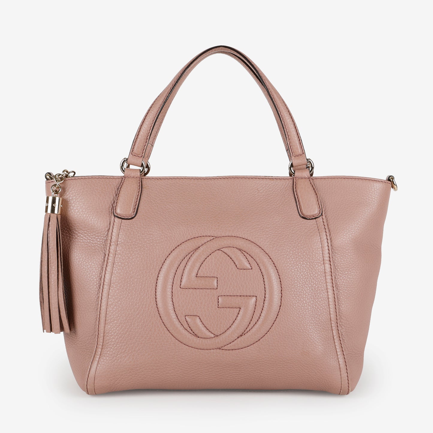Soho Convertible Top Handle Bag, Dusty Pink