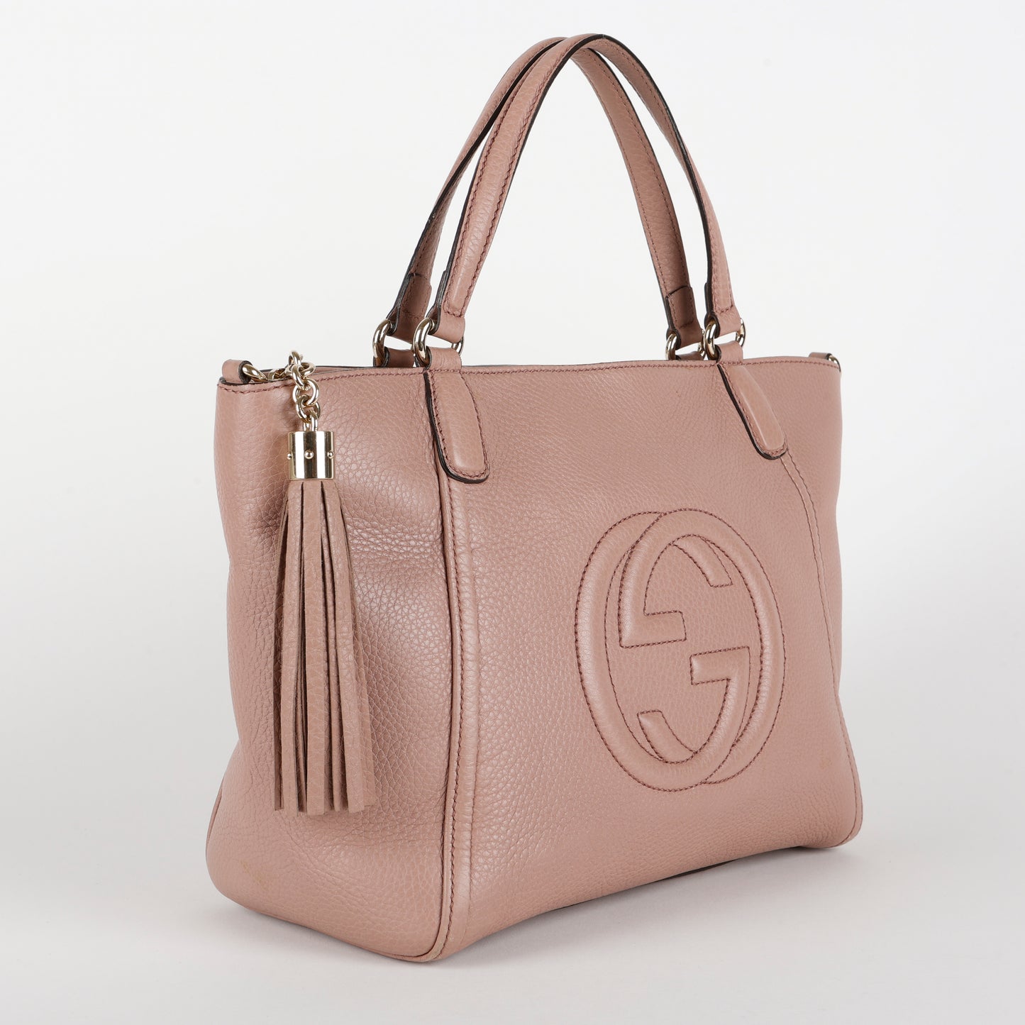 Soho Convertible Top Handle Bag, Dusty Pink