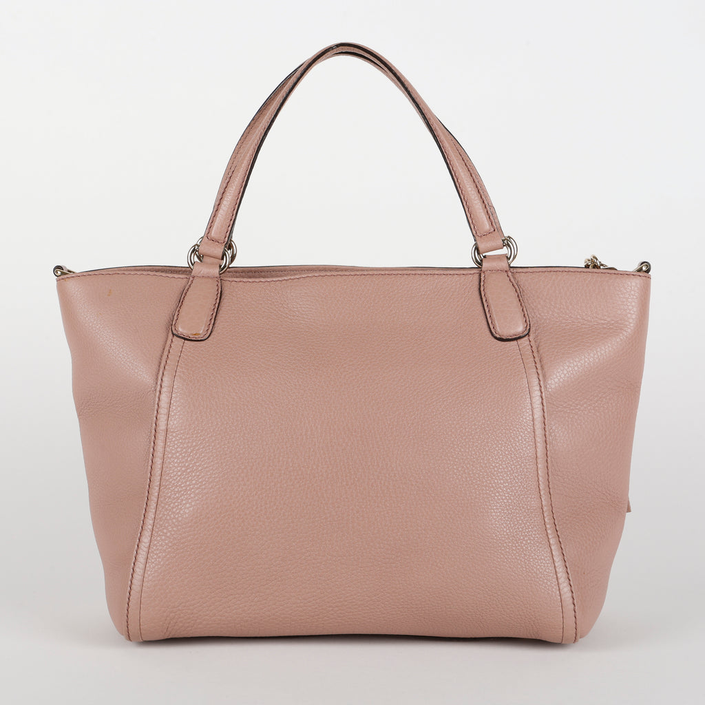 Soho Convertible Top Handle Bag, Dusty Pink
