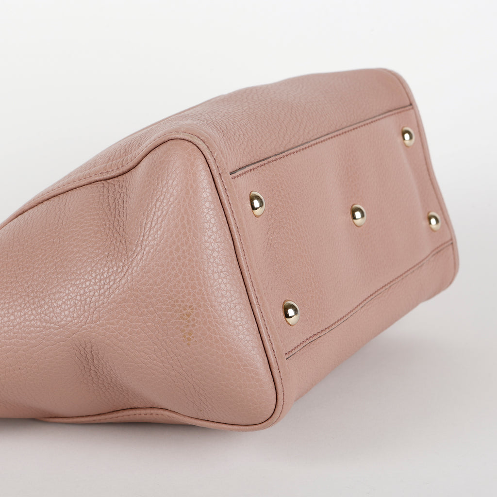 Soho Convertible Top Handle Bag, Dusty Pink