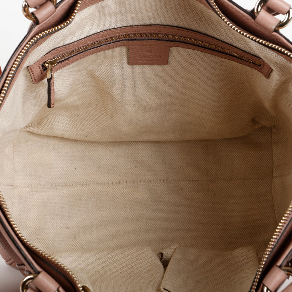 Soho Convertible Top Handle Bag, Dusty Pink
