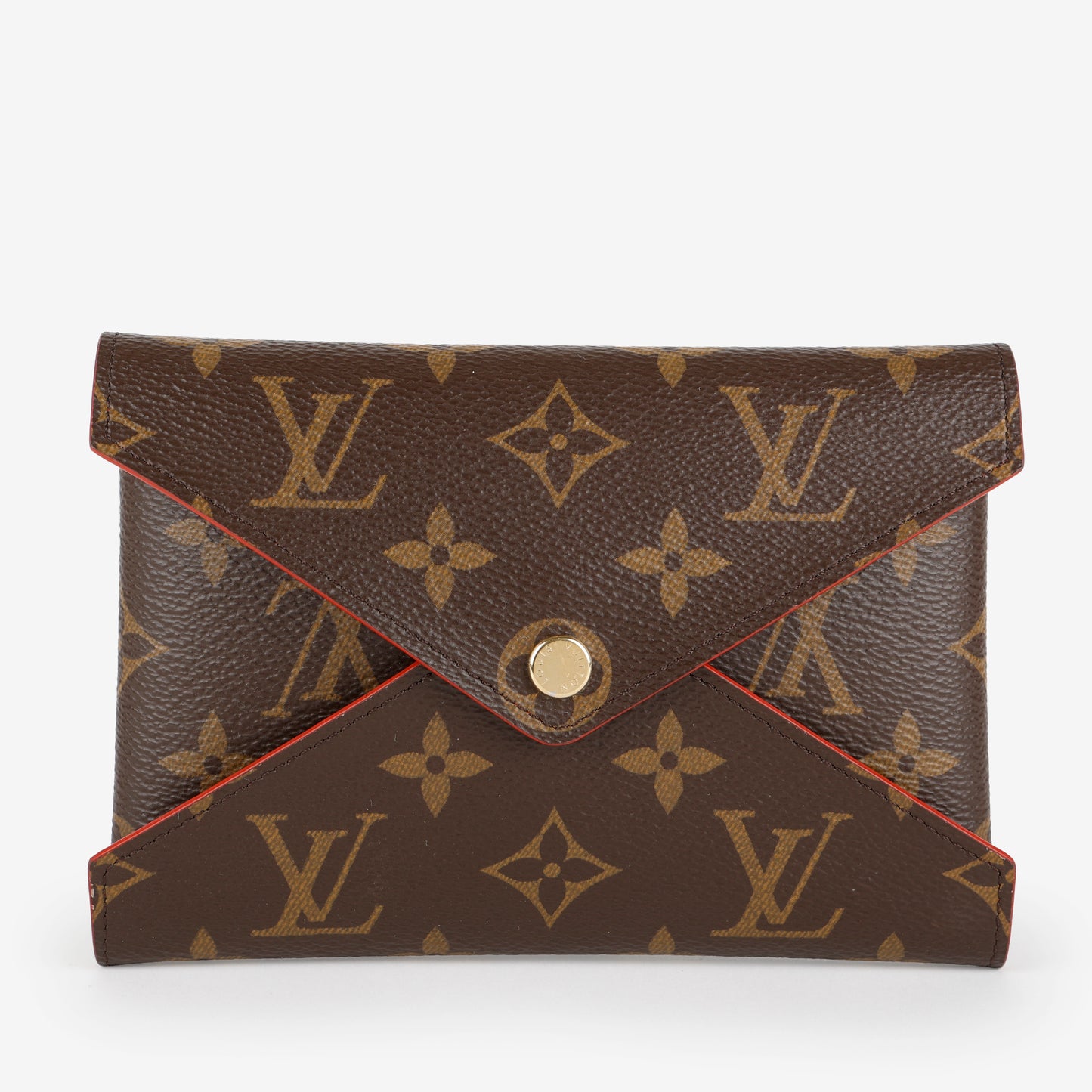 Kirigami Pochette MM, Monogram/Red