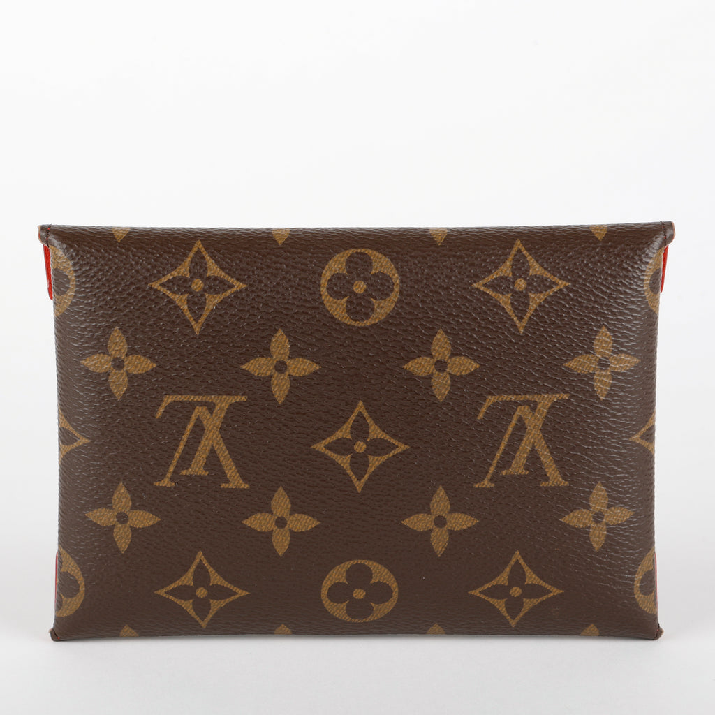 Kirigami Pochette MM, Monogram/Red