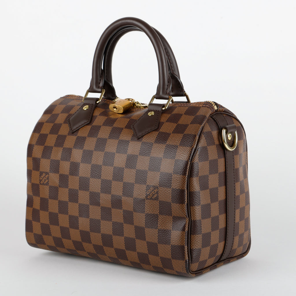 Speedy 25 Bandouliere, Damier Ebene