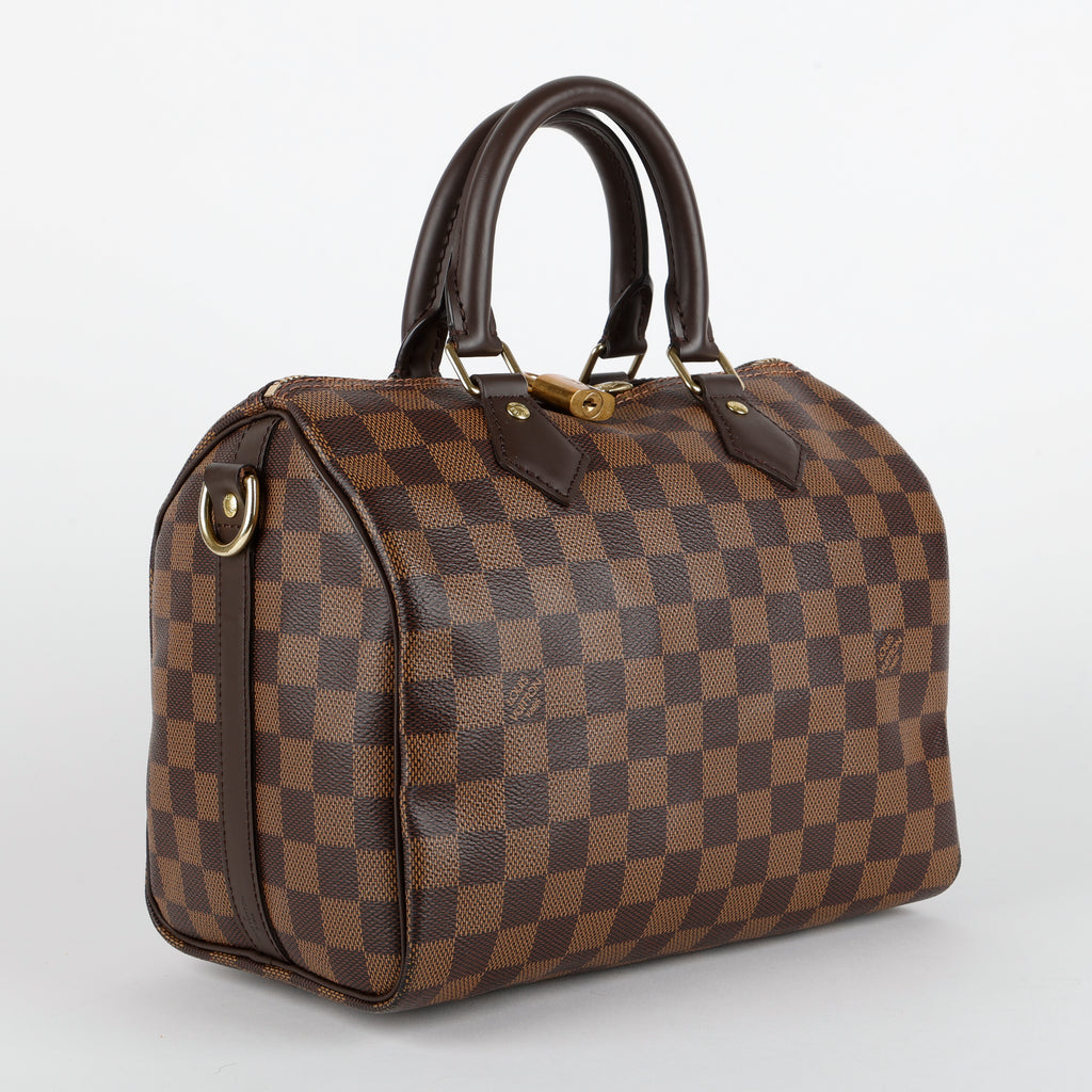 Speedy 25 Bandouliere, Damier Ebene
