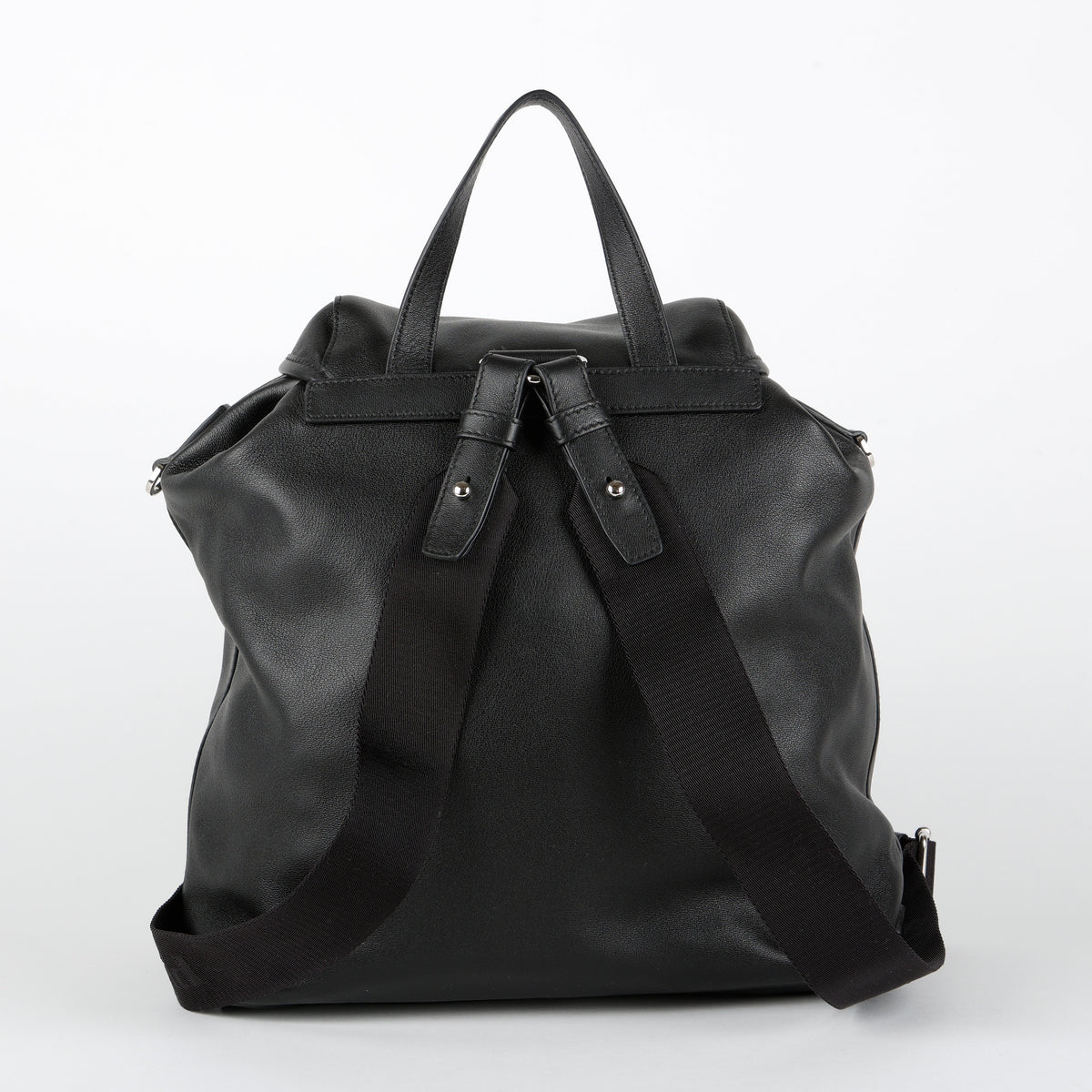 Medium Calfskin Backpack, Black