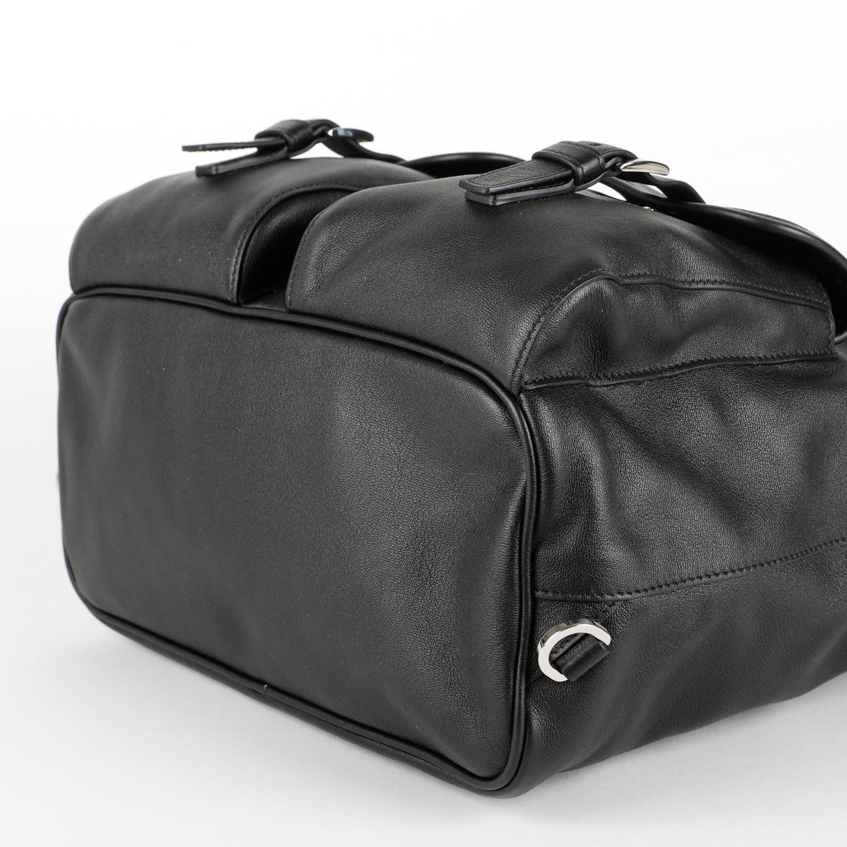 Medium Calfskin Backpack, Black