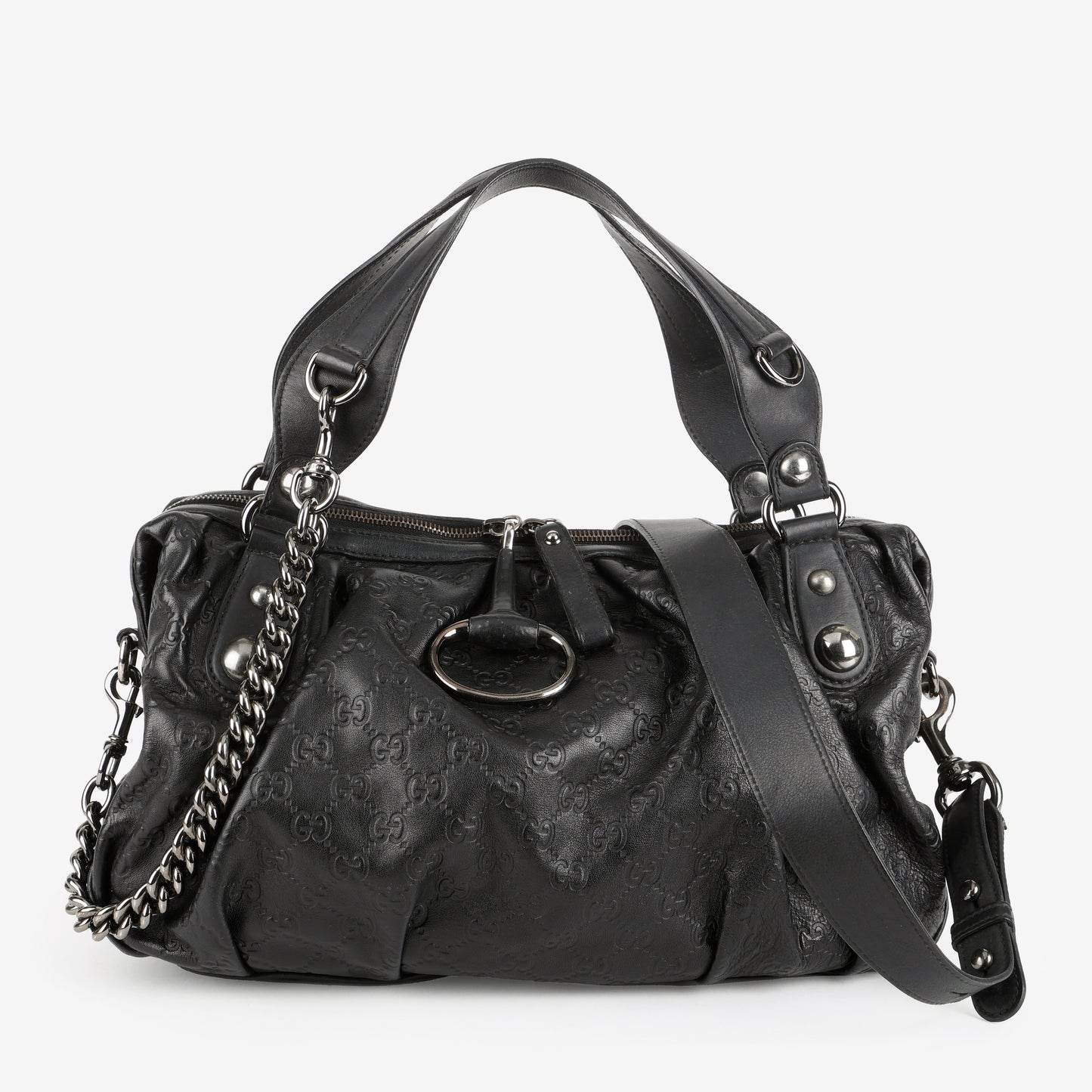 Guccisima Tote 2 Way, Black RHW