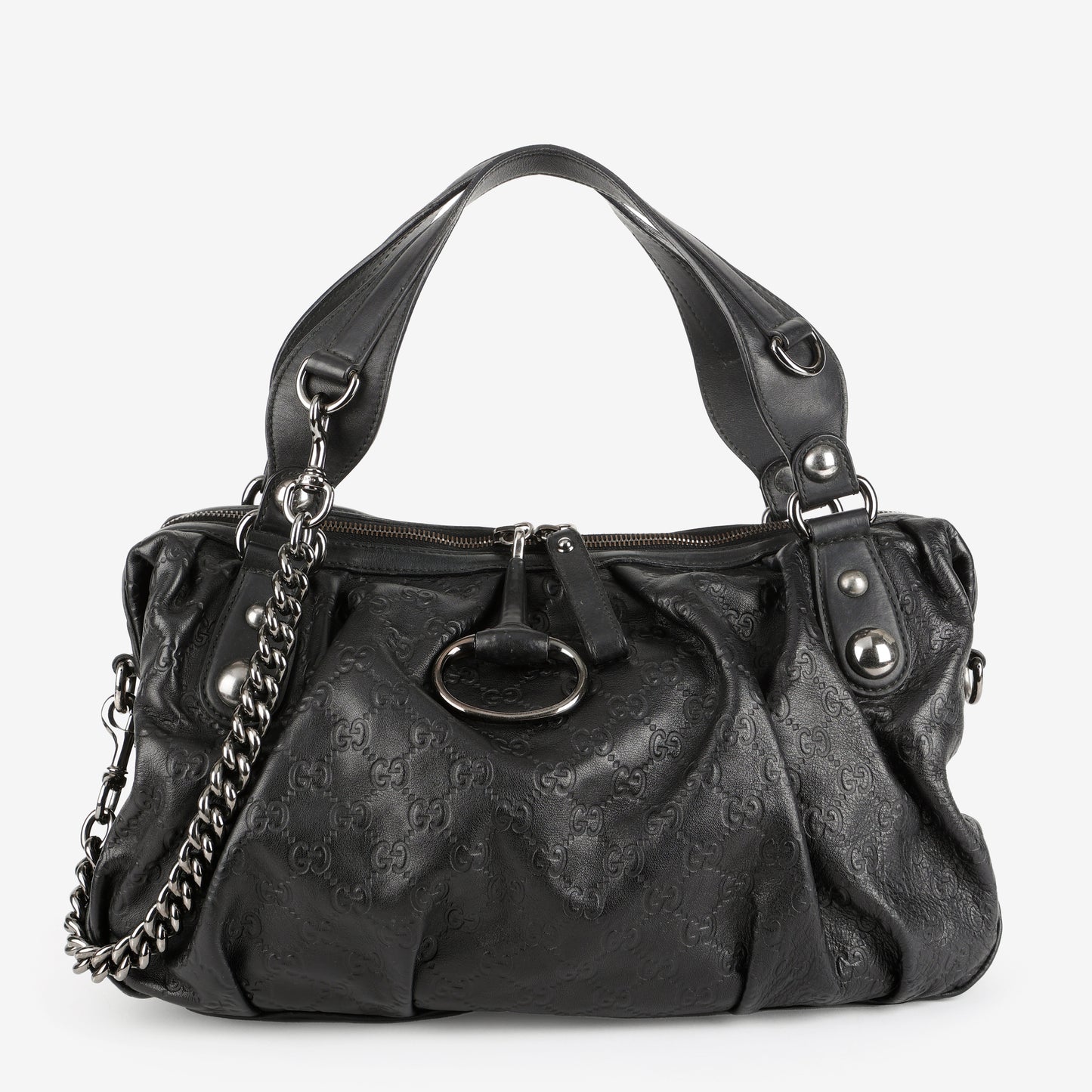 Guccisima Tote 2 Way, Black RHW