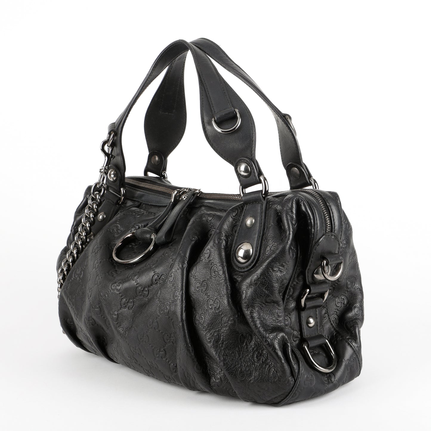 Guccisima Tote 2 Way, Black RHW